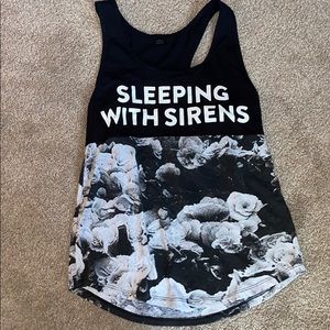 Sleeping with Sirens Rose Tank